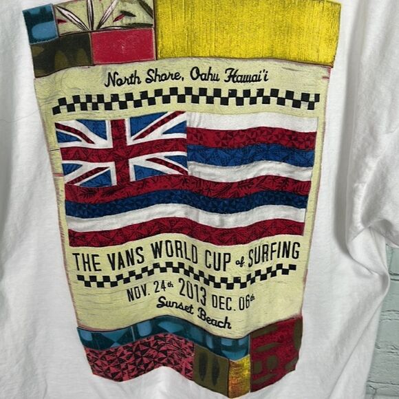 Vans Worlds Cup of Surfing North Sunset Beach 2013 Size L - Picture 2 of 6
